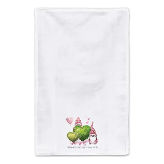 Gnome-Body Loves You as Much as Me Tea Towel - Set of 2 {5}