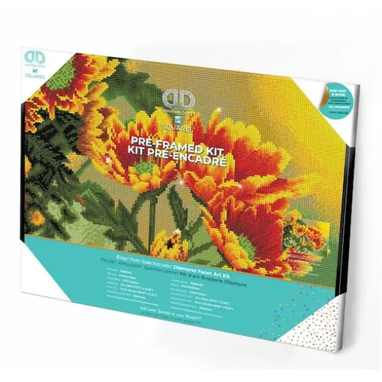 Diamond Dotz&reg; Intermediate Field Daisies Pre-Framed Diamond Painting Kit {4}