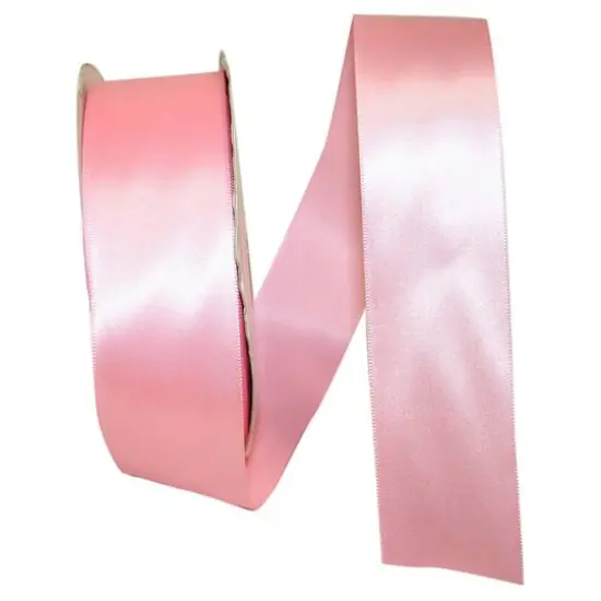 JAM Paper 1.5" x 50yd. Single Face Satin Ribbon Pink {1}