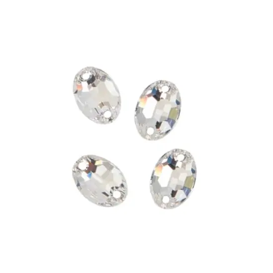 10mm x 7mm Oval Sew-On Austrian Crystals by Bead Landing™, 4ct. {1}