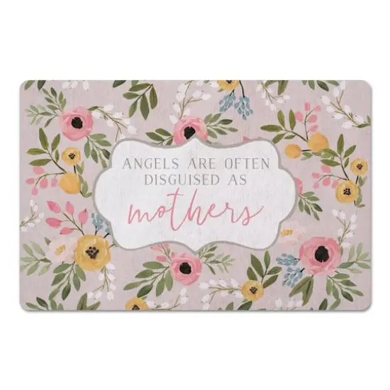 Mothers are Angels Floor Mat {1}