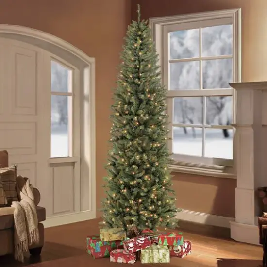 10ft. Pre-Lit Fraser Fir Artificial Christmas Tree, Clear Lights {3}