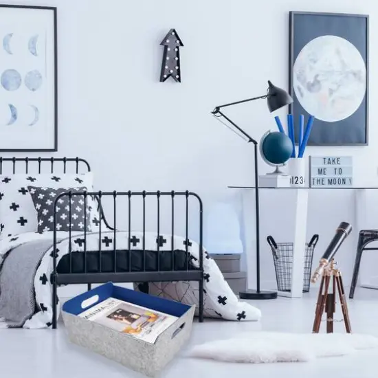 Welaxy Felt 3 Piece Collapsible Storage Bins {6}