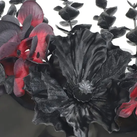 8" Potted Poppy & Hydrangea in Bat by Ashland&reg; {4}