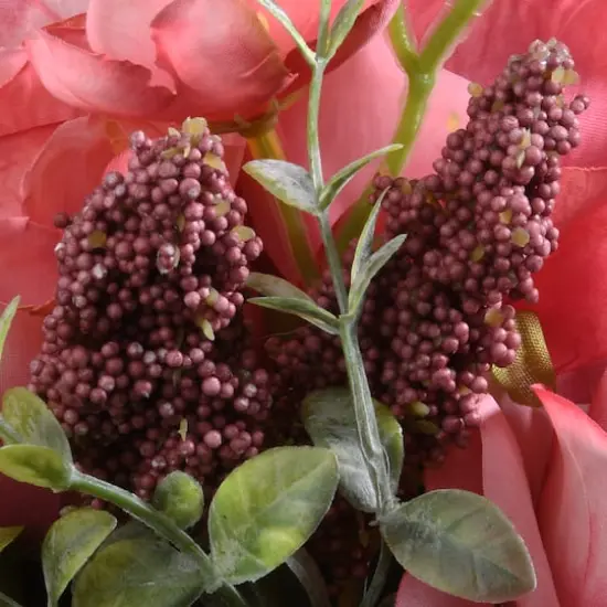 Pink Rose & Mini Flower Bundle {5}