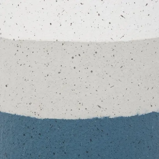 Set of 2 White Metal Coastal Style Vase 16", 14" {6}