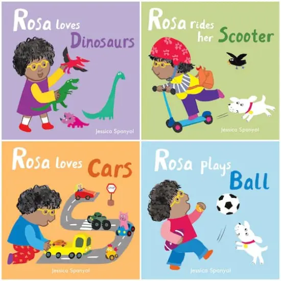 Child's Play All About Rosa Board Books, Set of 4 {1}