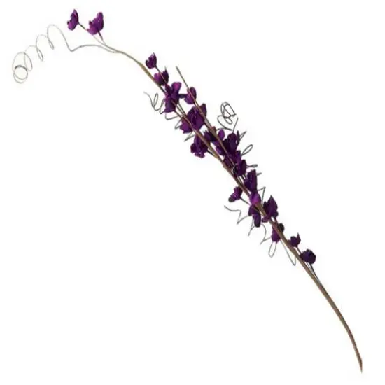 Sugared Fruit Purple Silk Floral Spray {3}