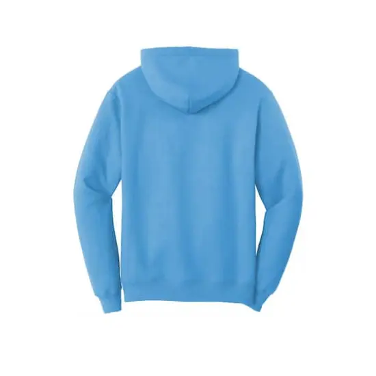 Port & Company&reg; Brights Core Fleece Pullover Hooded Sweatshirt Aquatic Blue {5}