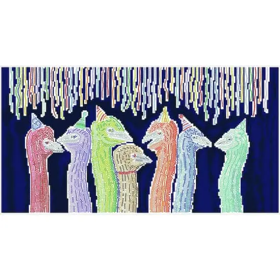 Diamond Dotz&reg; Intermediate Party Chicks Diamond Facet Art Kit {4}