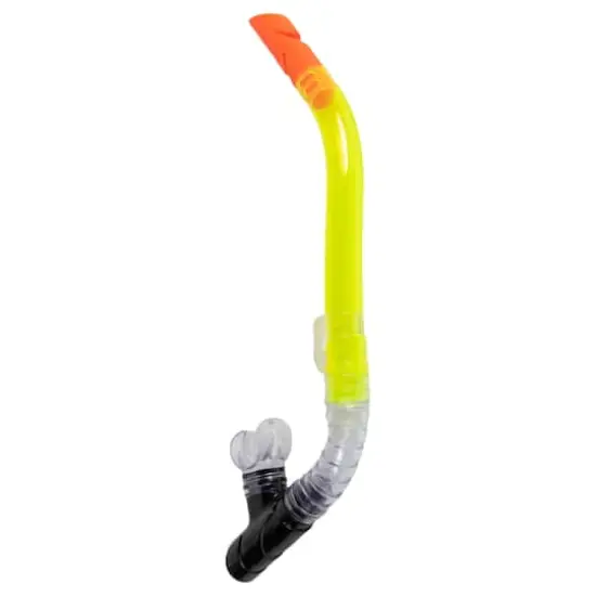 Swim Central Neon Yellow Sea Searcher Thermotech Mask & Snorkel Set {4}