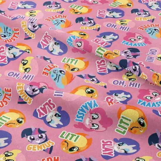Camelot Fabrics My Little Pony Toss Cotton Precut Fabric Bundle {4}