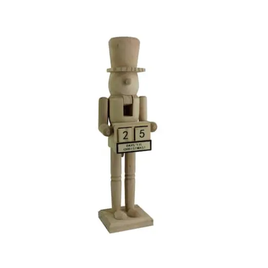 14" Soldier with Countdown DIY Pinewood Nutcracker by Make Market&reg; {4}