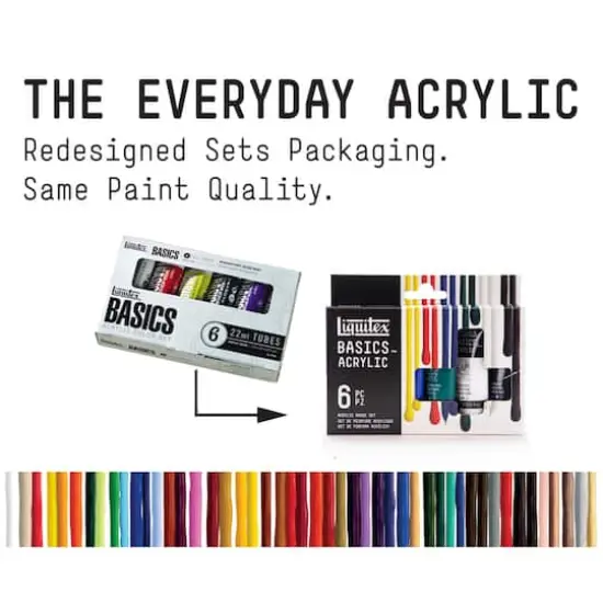 Liquitex&reg; BASICS&trade; Introductory 6 Color Acrylic Color Set  {6}
