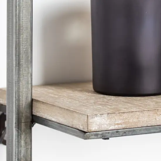 Rustic Hanging Shelves Rack {4}