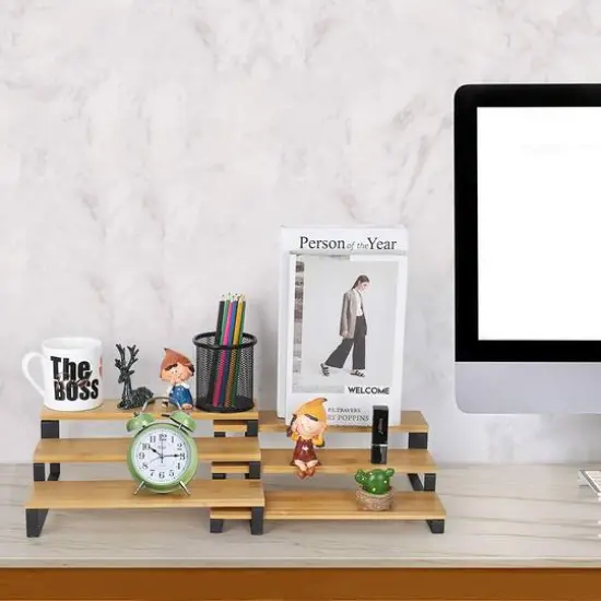 3-Tier Expandable Step Spice Rack Set {5}