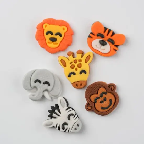 PME Cake Sweet Street&reg; Zoo Animals Icing Decorations {1}