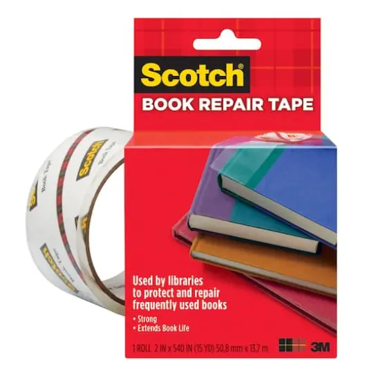 Scotch&reg; Book Tape, 2 Rolls {3}