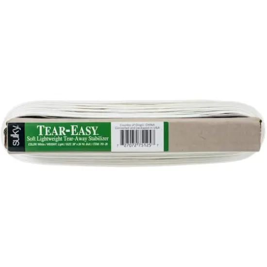 Sulky&reg; Tear-Easy&trade; White Stabilizer, 20" x 25yd. {1}