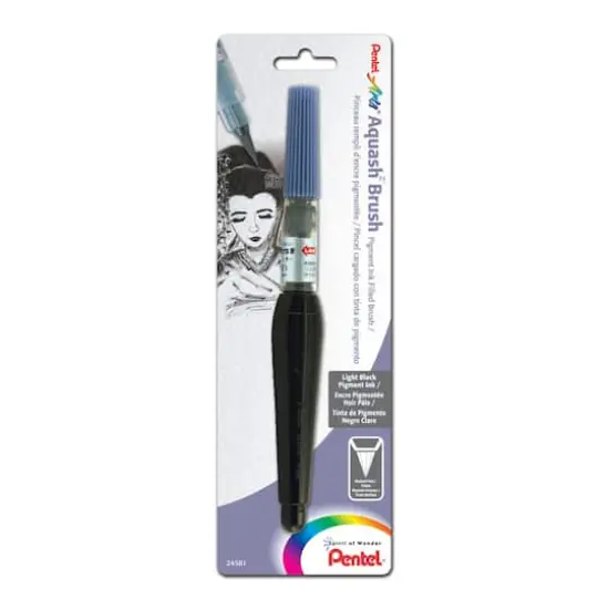 Pentel Arts&reg; Aquash&trade; Brush with Pigmented Ink {1}