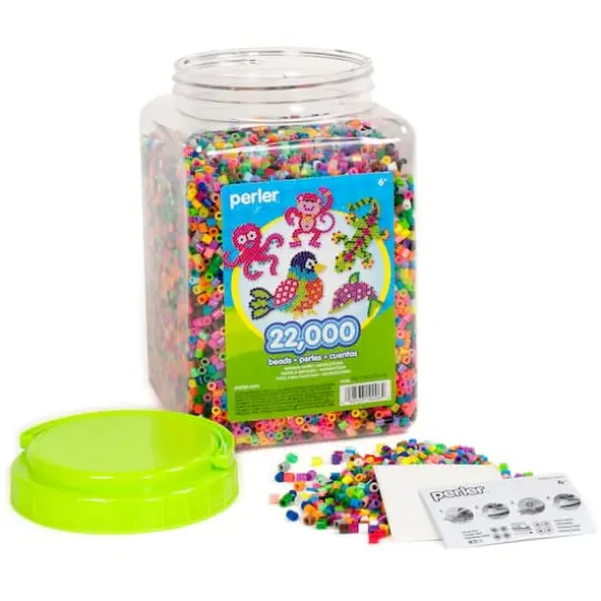 Perler&reg; 22,000 Beads Multi-Mix Jar {4}