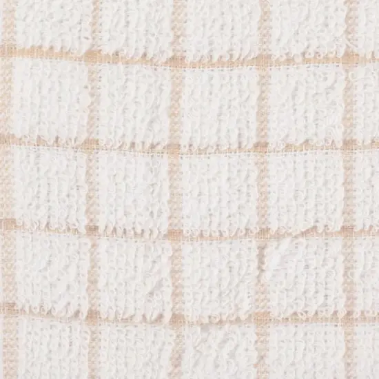 DII&reg; Pebble & White Windowpane Terry Dishcloths, 6ct. {6}