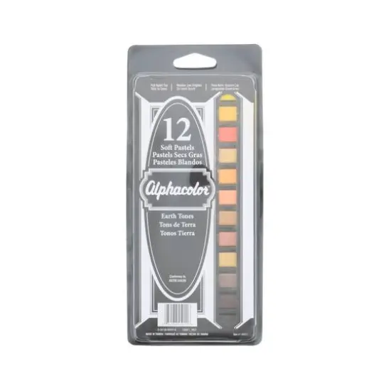 Quartet&reg; Alphacolor&trade; Earth Tones Square Pastel Set {1}