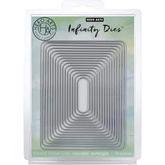 Hero Arts Infinity Dies-Rounded Rectangle {1}