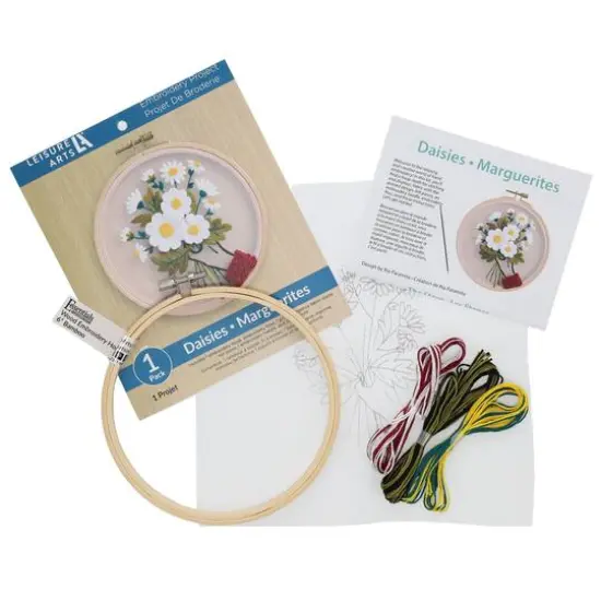 Leisure Arts&reg; Daisies Embroidery Kit {4}
