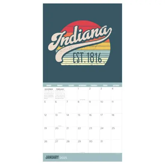 TF Publishing 2025 Home: Indiana Wall Calendar {5}