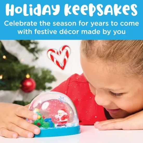 Creativity for Kids&reg; Make Your Own Holiday Snow Globes {8}
