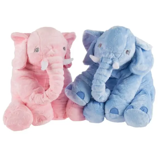 Toy Time Blue Stuffed Elephant Plush Friend {8}