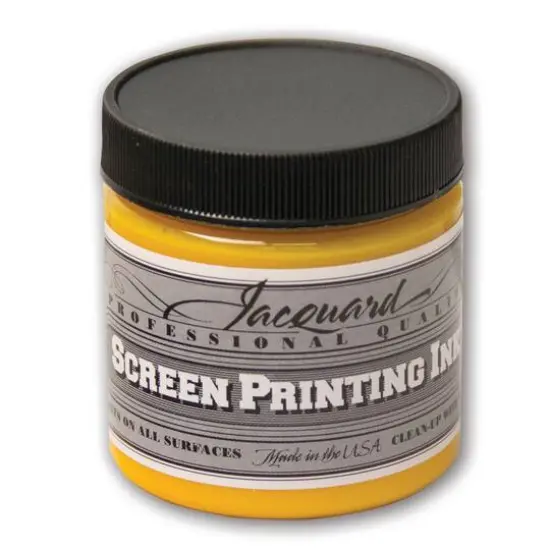 Jacquard Professional Screen Printing Ink, 4oz. Process Yellow {1}