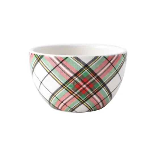4" Green & Red Plaid Ceramic Bowl by Ashland&reg; {1}