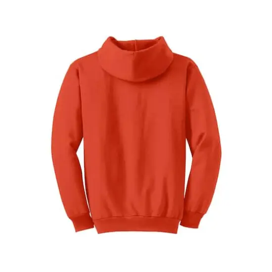 Port & Company&reg; Brights Core Fleece Pullover Hooded Sweatshirt Orange {5}