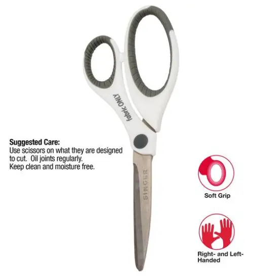 SINGER&reg; 8.5" Sewing Scissors With Comfort Grip {6}