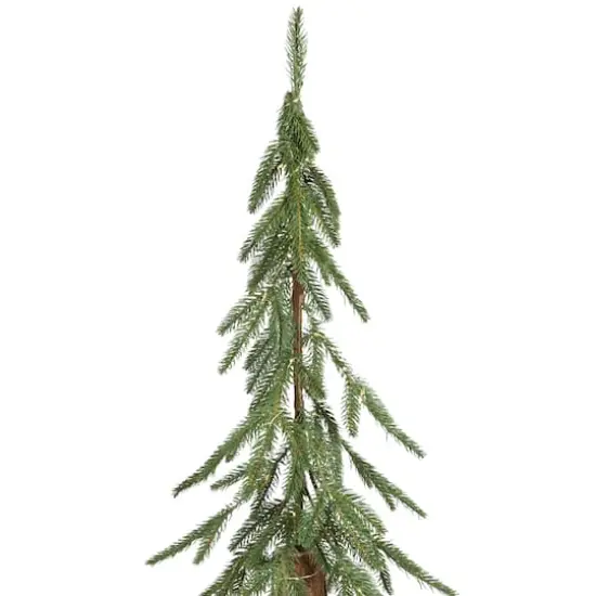 6ft. Pre-Lit Medium Alpine Artificial Christmas Tree, Clear LED Lights {3}