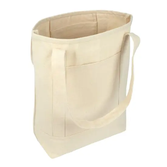 Large Cotton Canvas Tote by Make Market&reg; Natural {3}