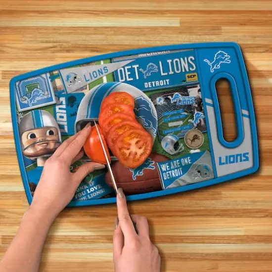 NFL Retro Series Cutting BoardDetroit Lions {6}