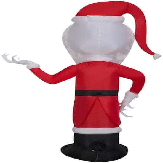 4ft. Airblown&reg; Inflatable Jack Skellington as Sandy Claws {3}
