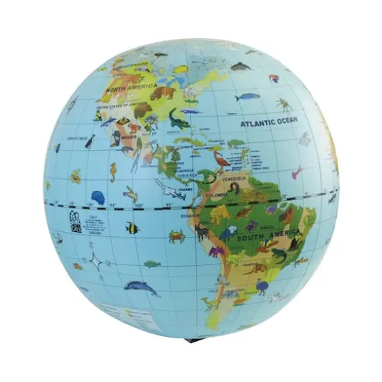 Animal Quest Giant Inflatable Globe & Game {1}
