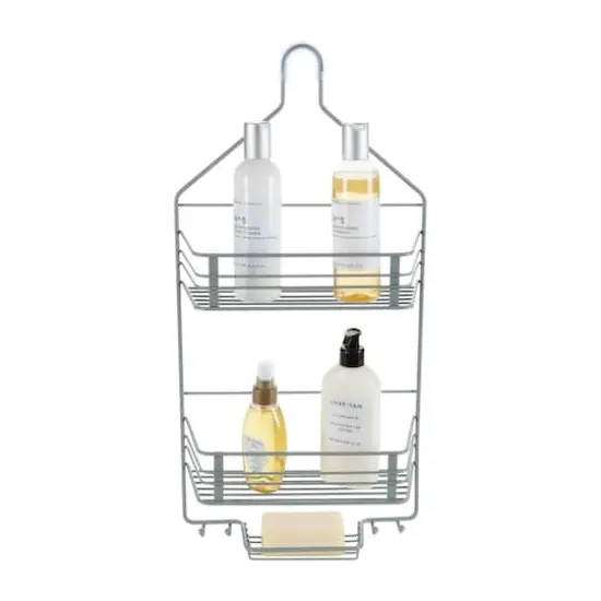 Bath Bliss Gray 2 Tier Shower Caddy {3}