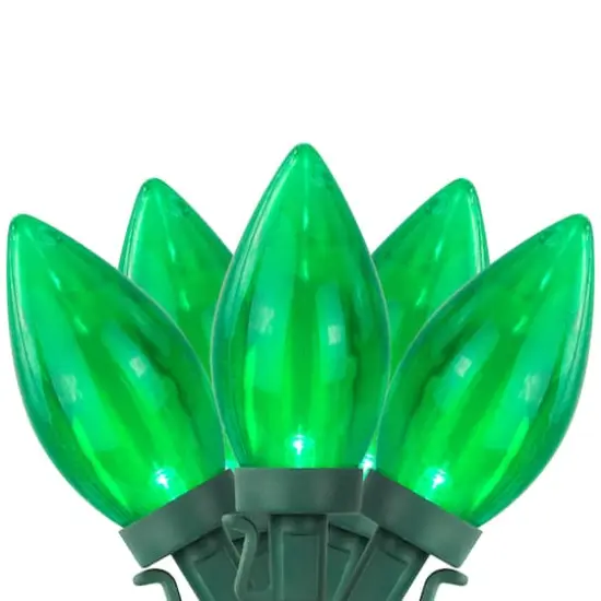 25ct. LED Christmas String Lights Green {5}