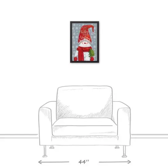 Have a Holly Jolly Christmas Black Framed Wall Art {4}