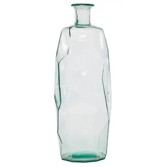 29" Clear Glass Contemporary Vase {7}