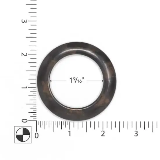 Dritz Home 1.5" Rustic Brown Round Curtain Grommets {4}