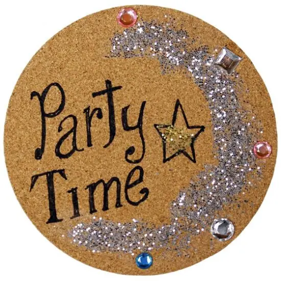 Hygloss&reg; 6" Round Cork Coasters, 6ct. {6}