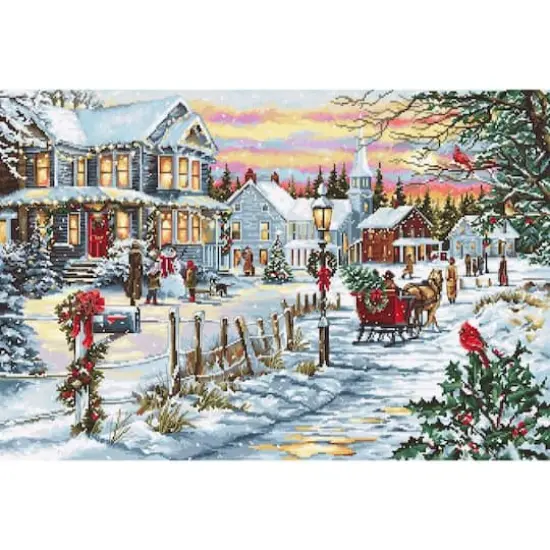 Luca-S Christmas Eve Counted Cross Stitch Kit {1}