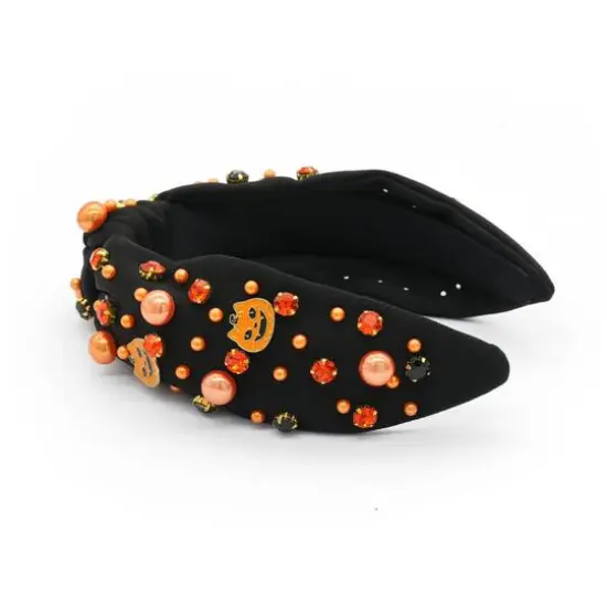 Orange & Black Jack-o'-Lantern Headband by Celebrate It&trade; {3}
