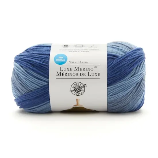 Luxe Merino&trade; Yarn by Loops & Threads&reg; Blue {1}